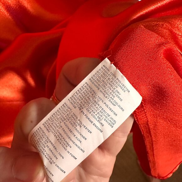 Nastygal red maxi skirt size 6 - Picture 5 of 5